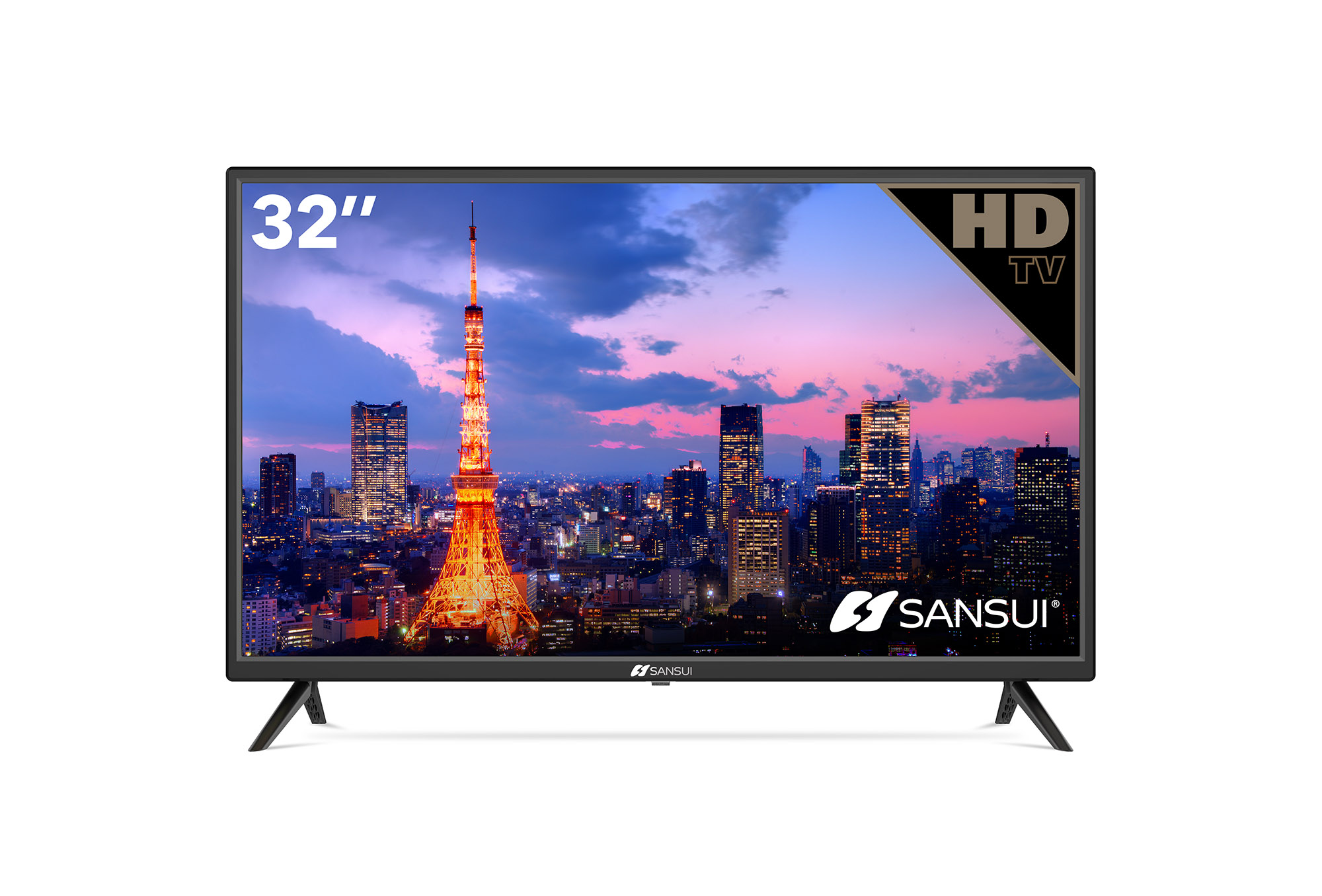 Sansui - Smart TV HD LED 720p Android de 32 pulgadas con HDMI integrado,  USB, alta resolución, reducción de ruido digital, audio Dolby, diseño de
